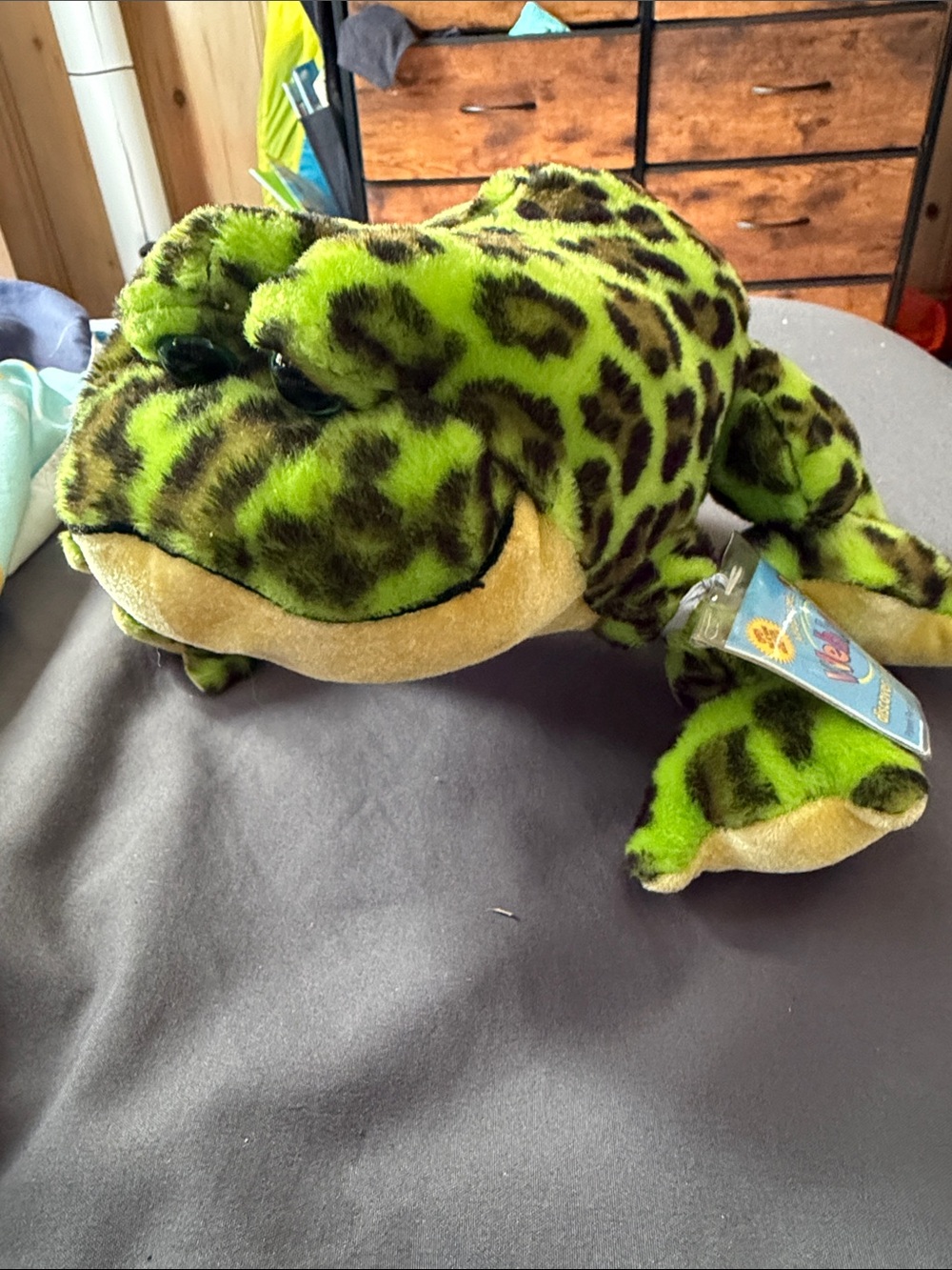 NWT Webkinz Bull Frog with protected tag.